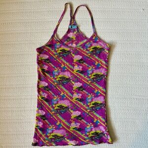 Urban Outfitters Damsel Vintage 2005 Eclectic Rainbow Tank